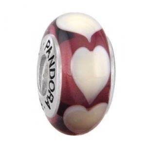 Authentic pandora Maura no Purple Heart charm